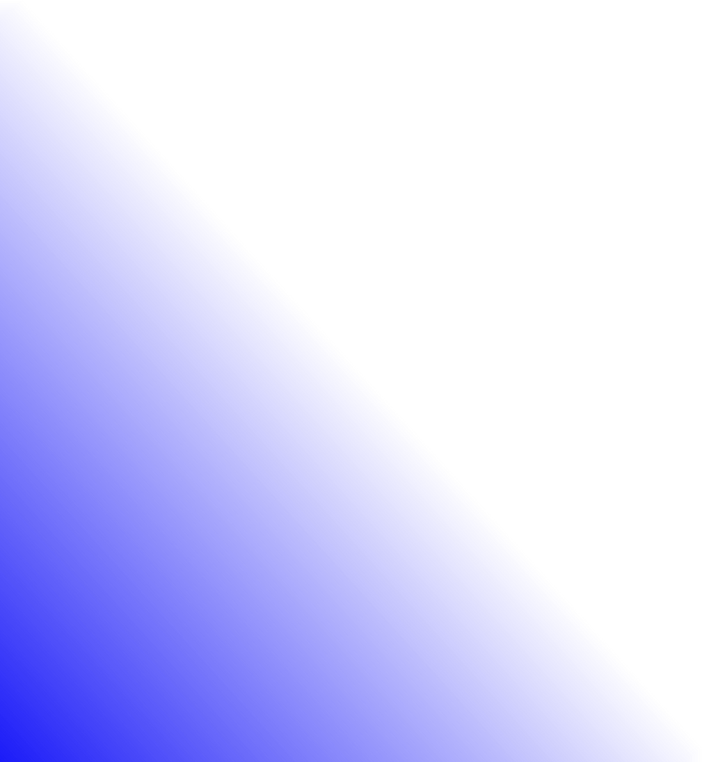 Blue Corner Gradient Transparent